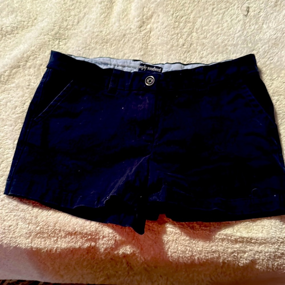 Dark blue. Worn 1 time